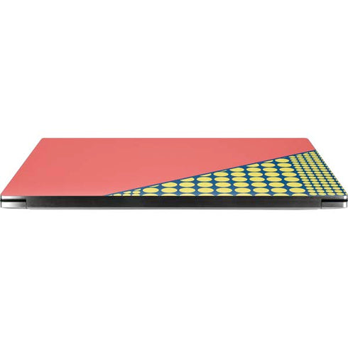 Coral Diagonal Split Dell XPS Skin